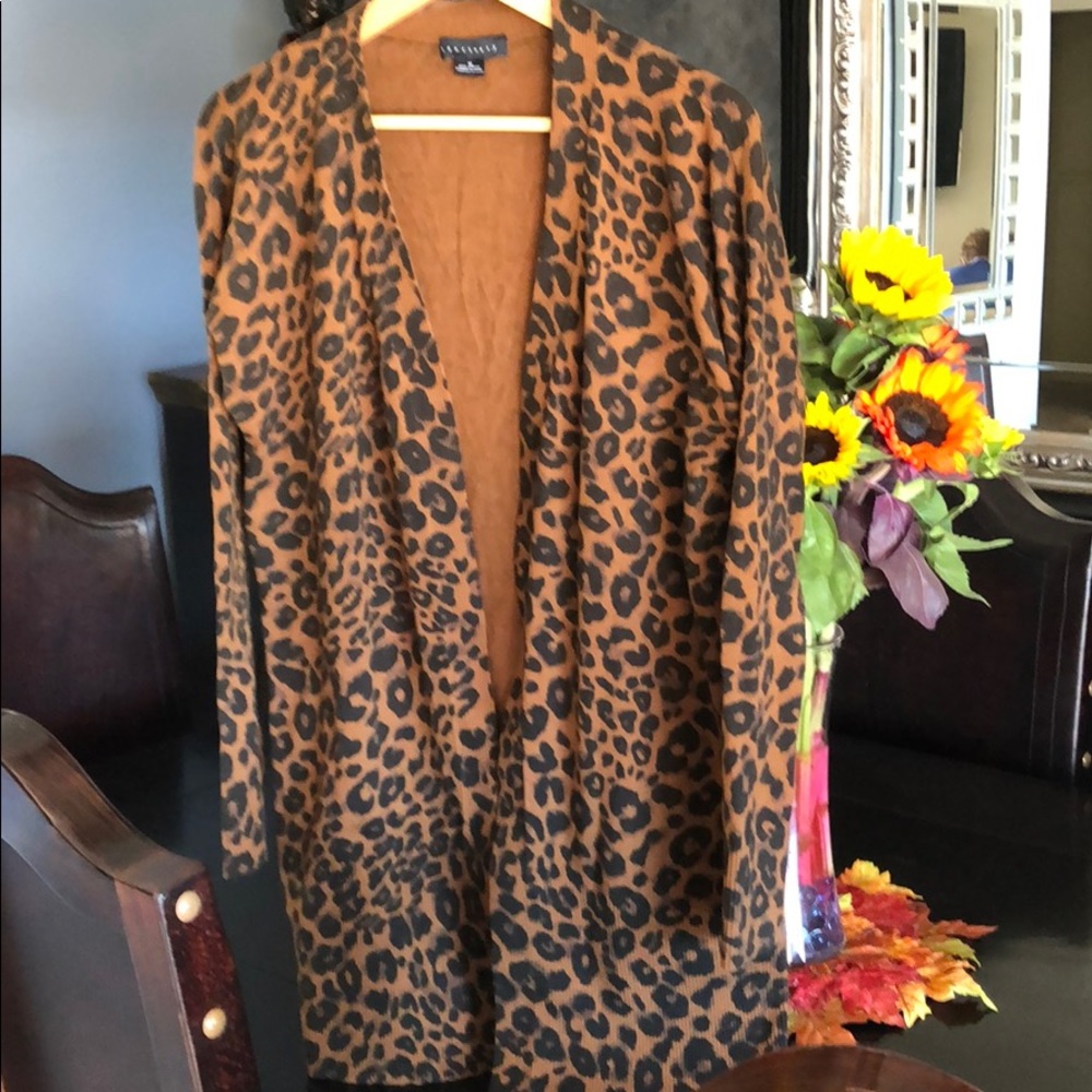 Long Leopard Cardigan